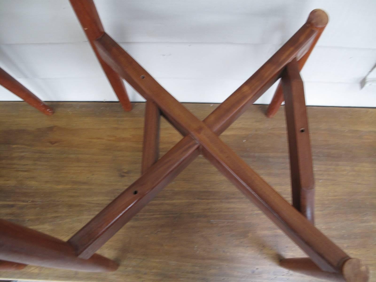 Mid-20th Century Four Scandinavian Chairs by Harry Ostergaard for Randers Mobelfabrik