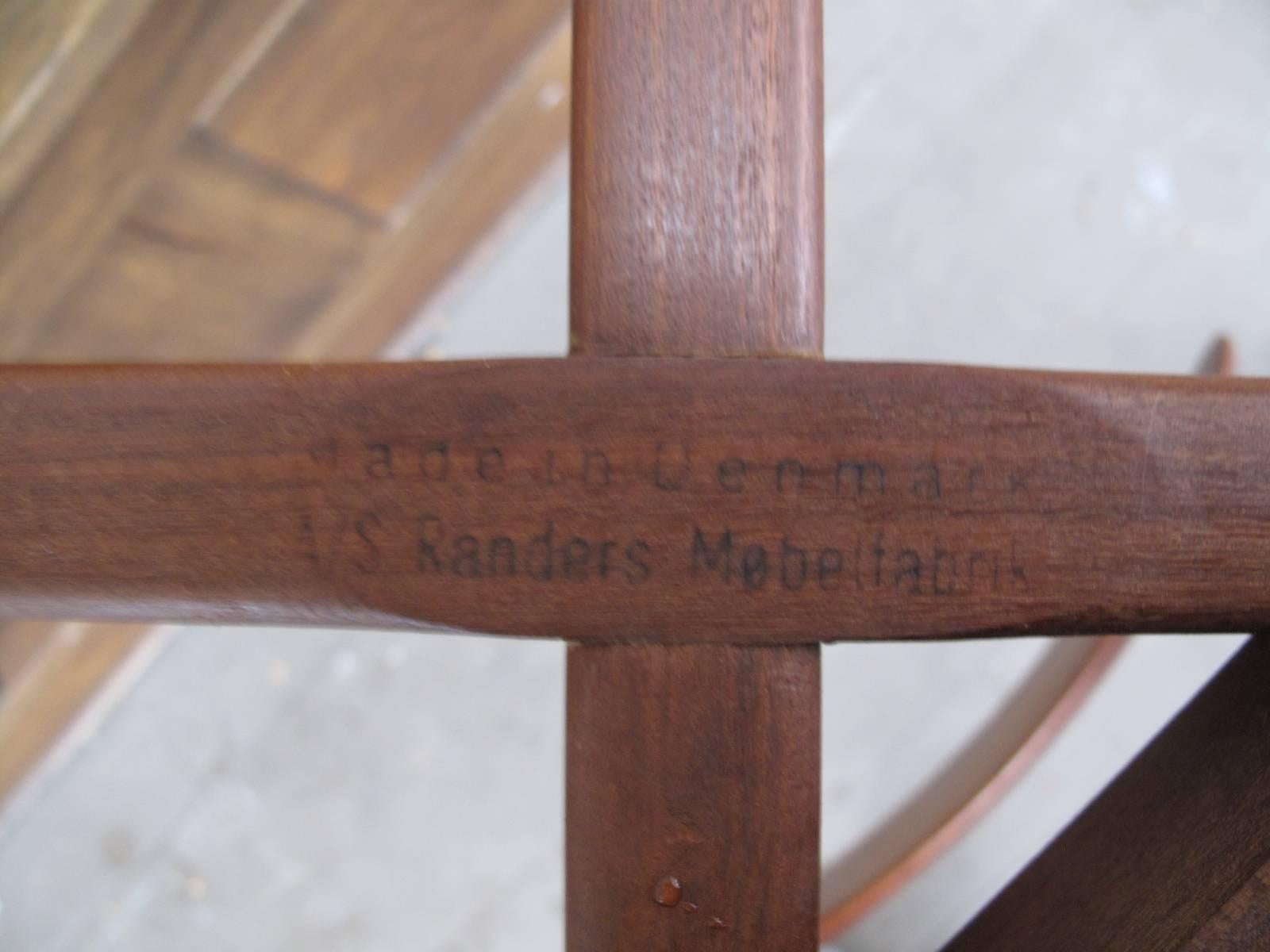 Four Scandinavian Chairs by Harry Ostergaard for Randers Mobelfabrik 1