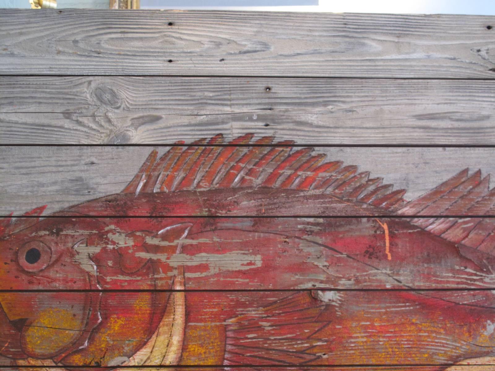 American Large Scale Fish Sign