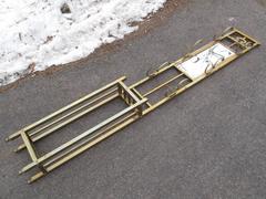 Petite Brass Nouveau Hall Stand