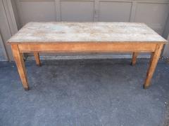 20th Century American Oak Library Table