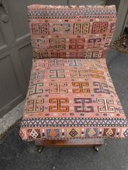 Petite English Metamorphic Slipper Chair