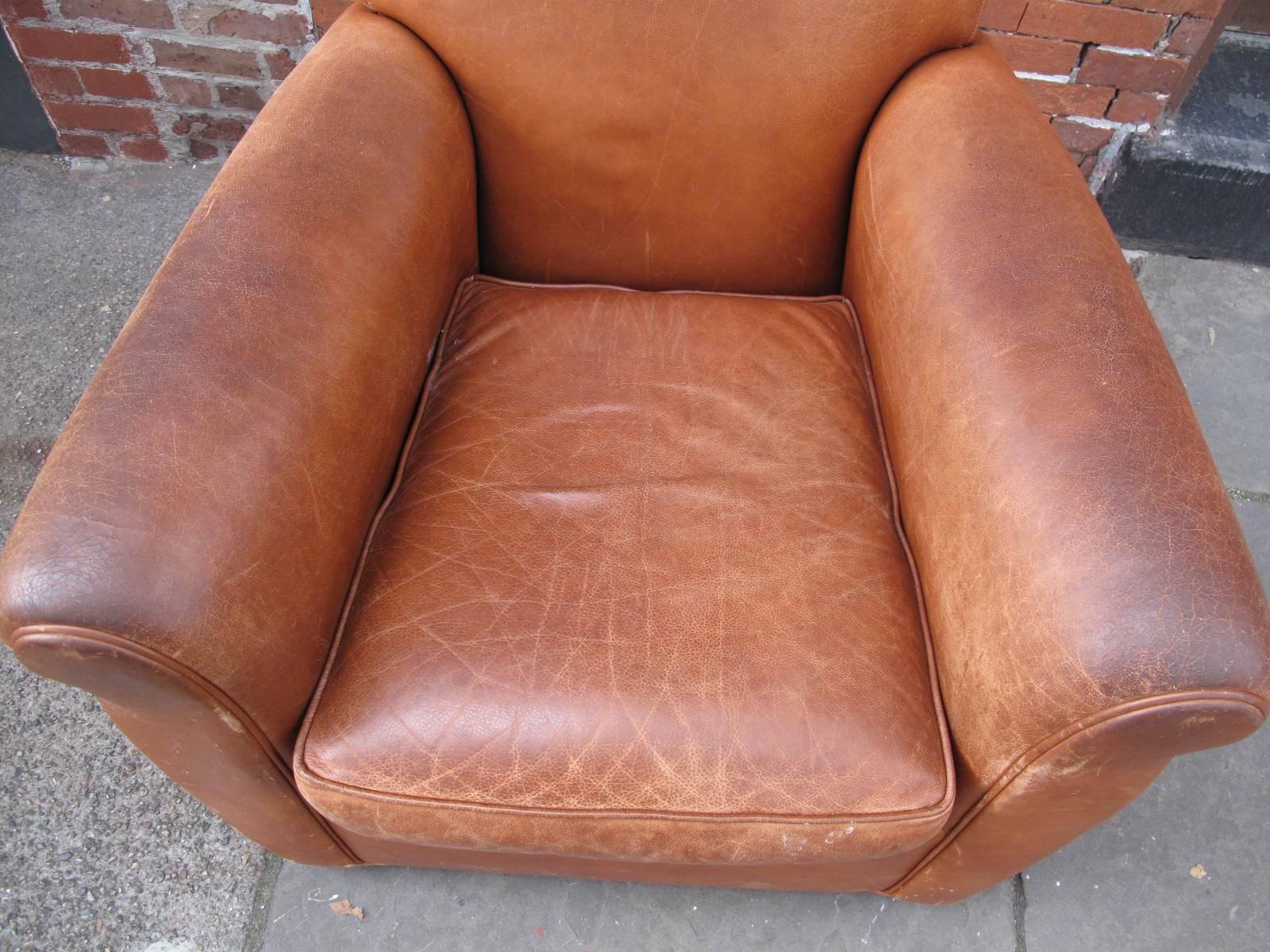 coach leather chair