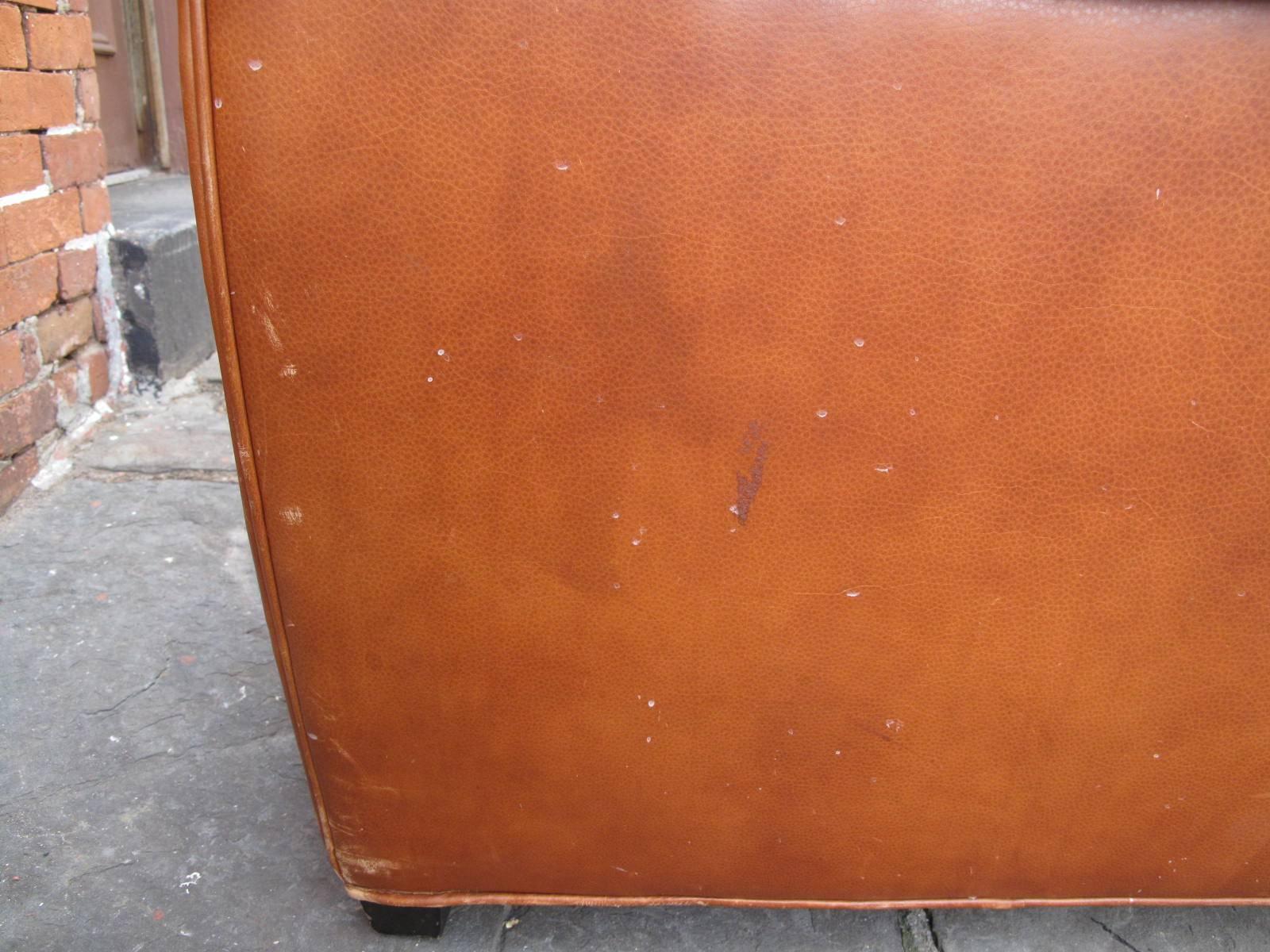 20th Century Coach for Baker Leather Club Chair