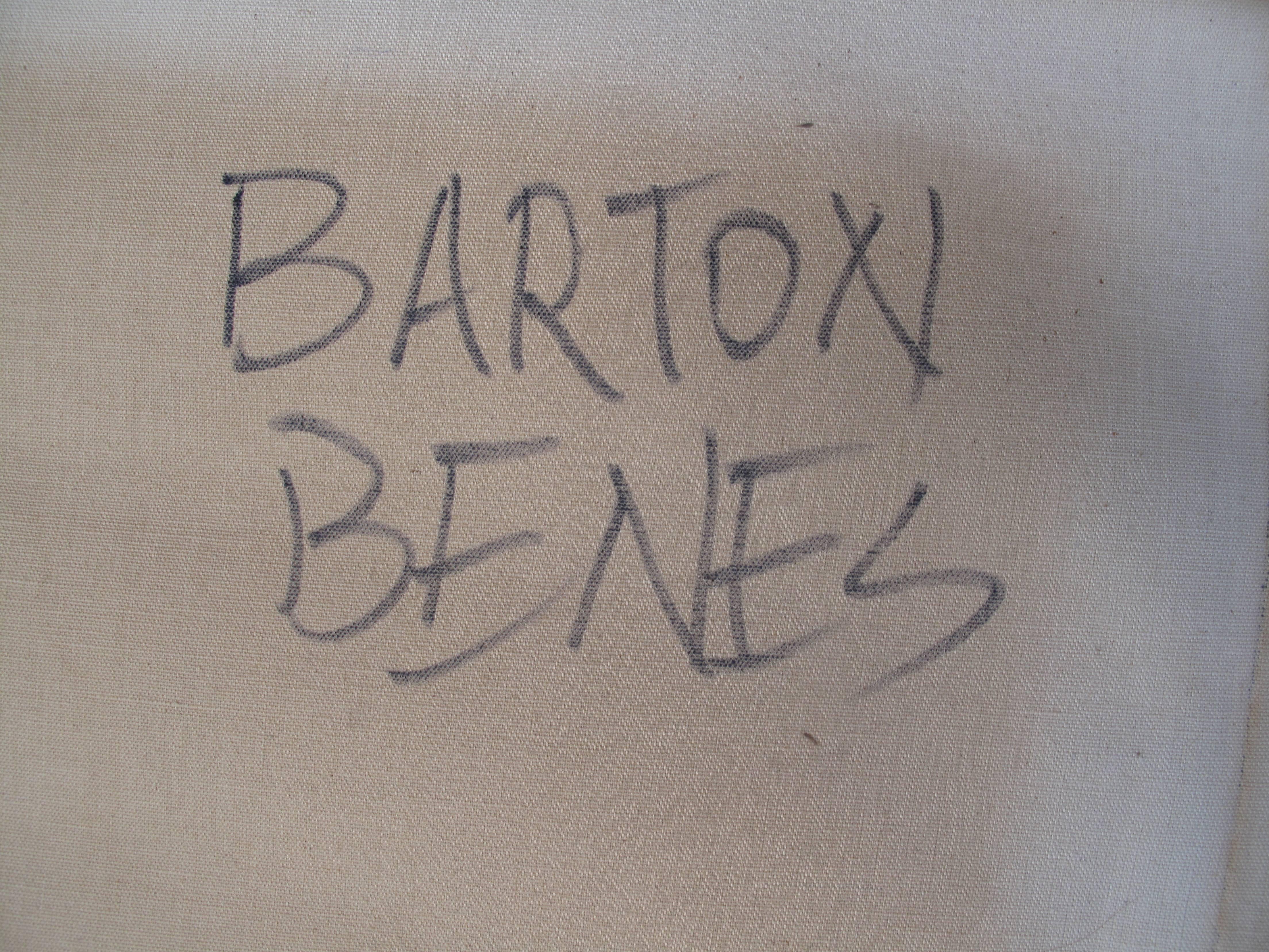 Signed Barton Benes Canvas, Sea Turtles In Good Condition For Sale In Brooklyn, NY