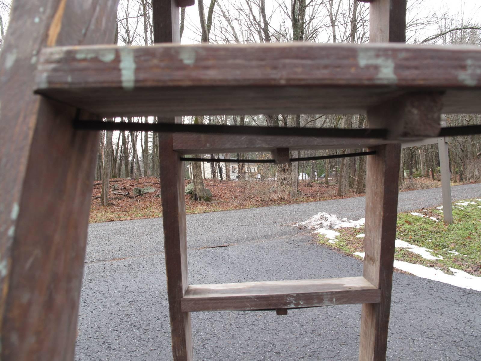 20th Century American Double-Sided Step Ladder For Sale 5