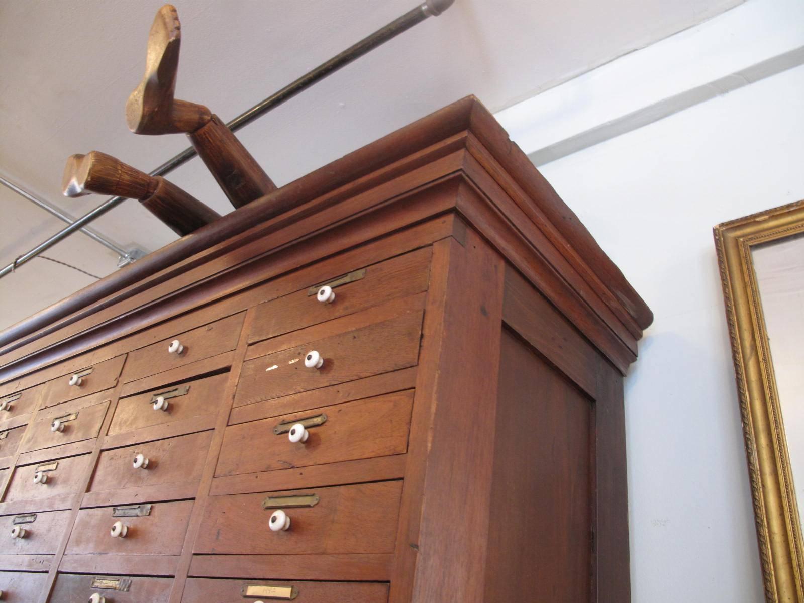 Monumental Multi-Drawer Apothecary Cabinet 5