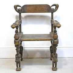 Ceremonial Fertility Chair of the Senufo People, West Africa