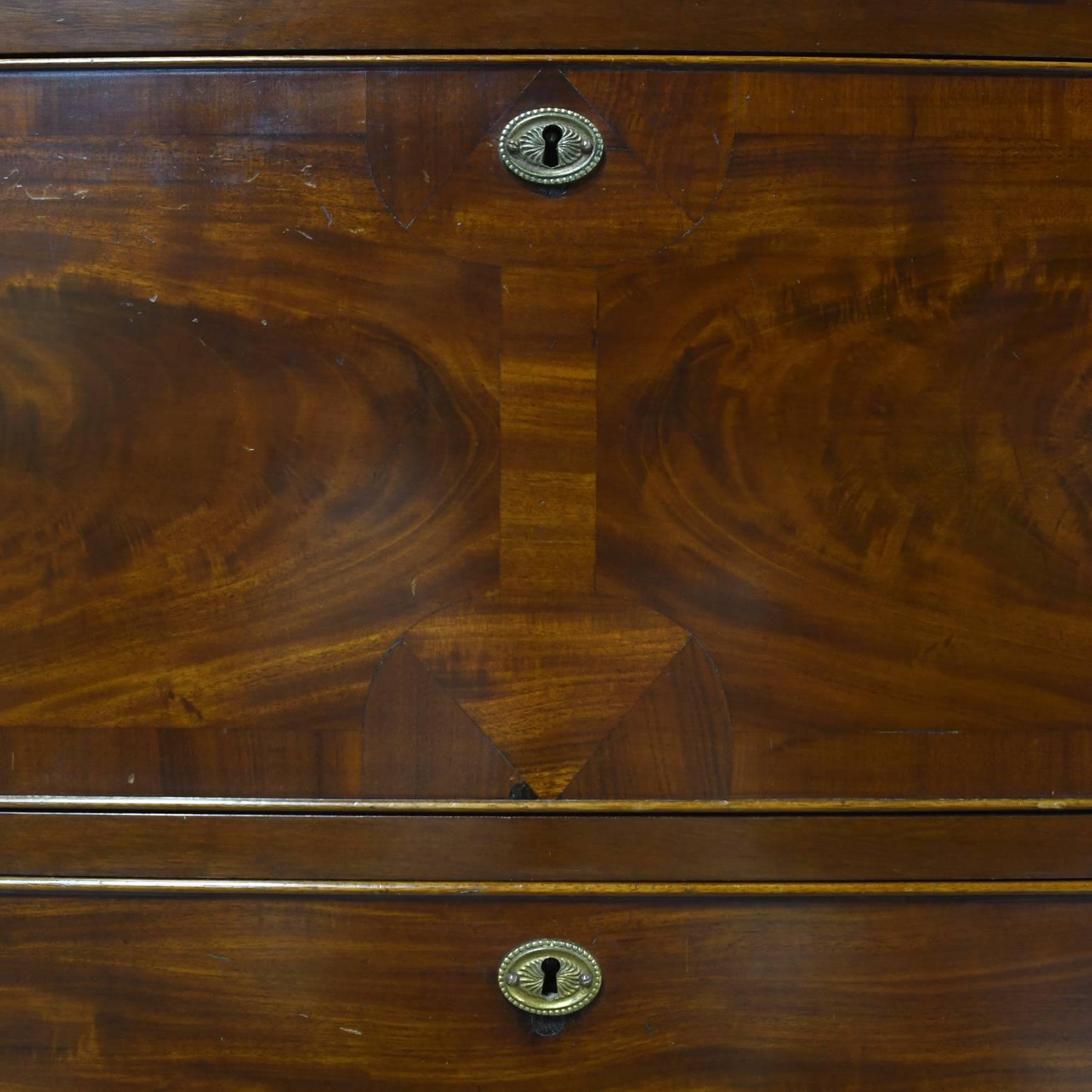 20th Century New York Chest of Drawers in Mahogany, circa 1900, Signed Ernest F. Hagen