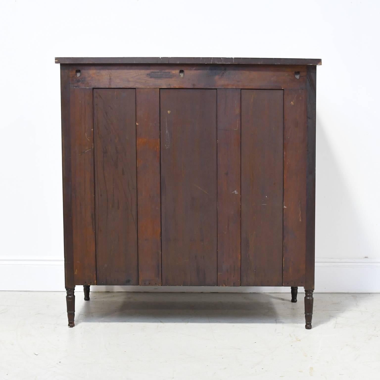 New York Chest of Drawers in Mahogany, circa 1900, Signed Ernest F. Hagen 3