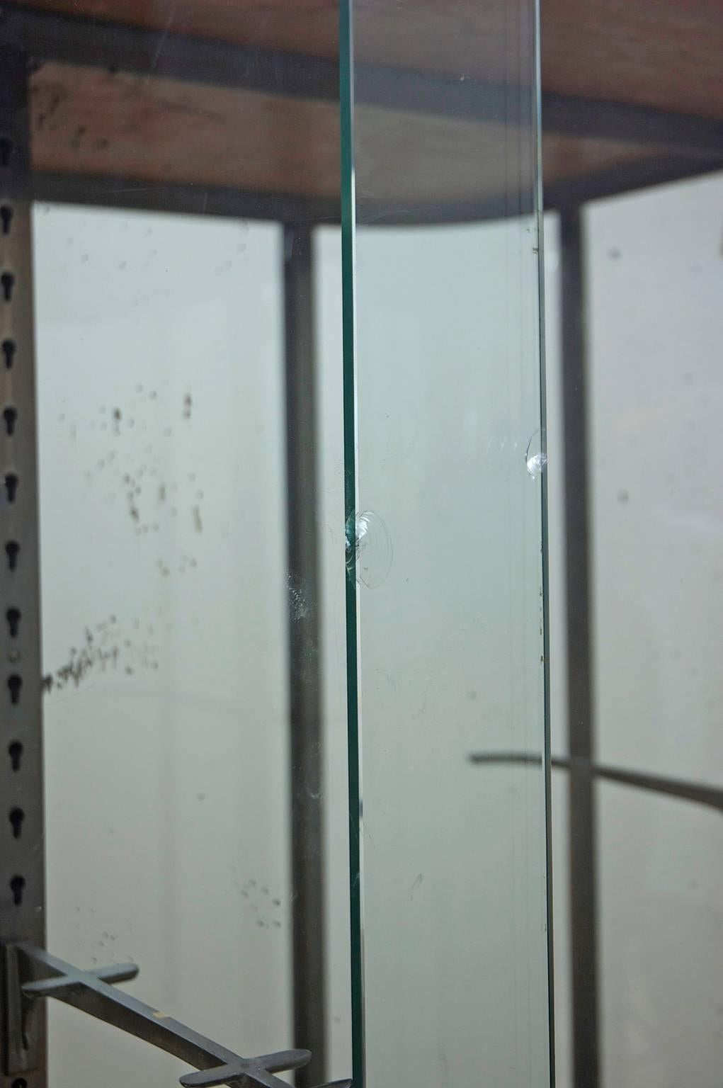 the glass cupboard