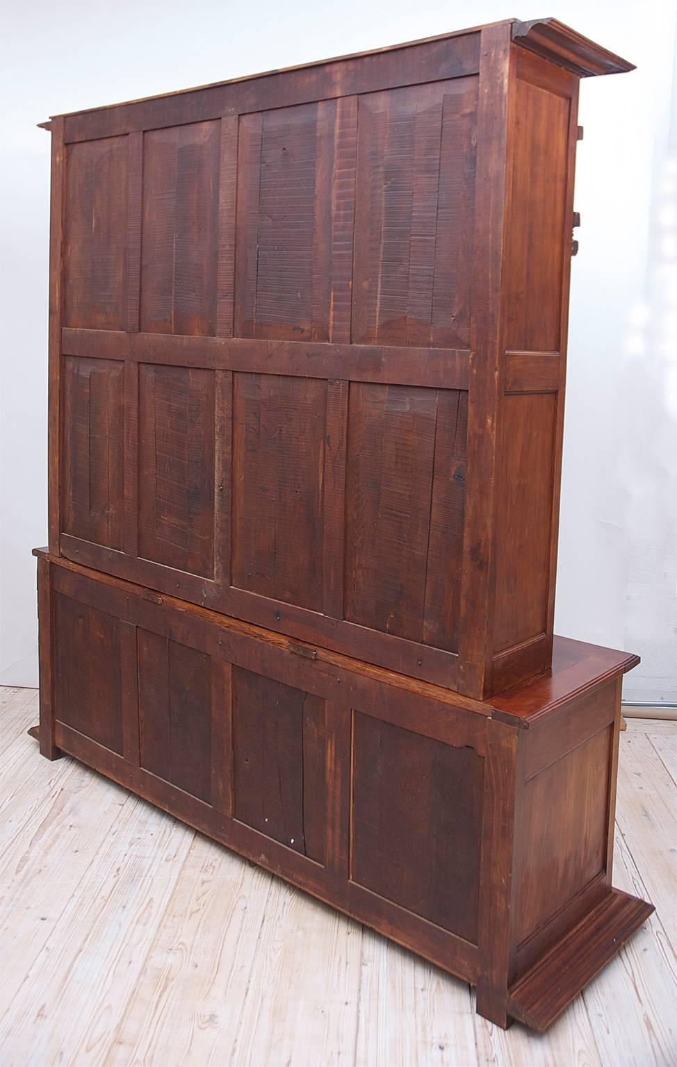 Colonial Malaysian Cupboard in Carved and Polychromed Wood, circa Late 1800s 5