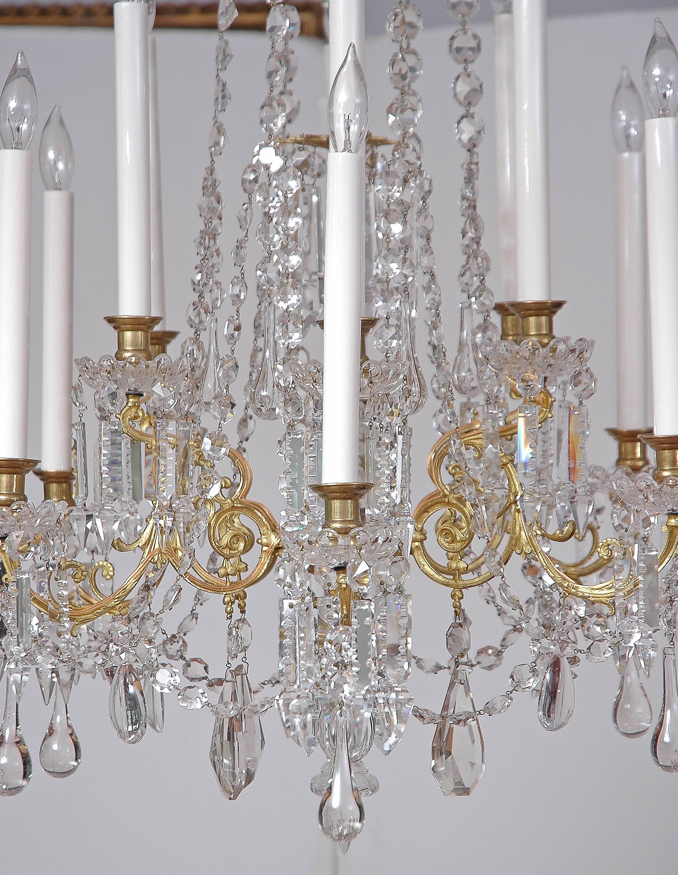 glass crystal chandelier