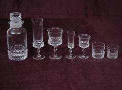 67 Pc. Orrefors Crystal Barware Service for 12 Designed by Ingeborg Lundin