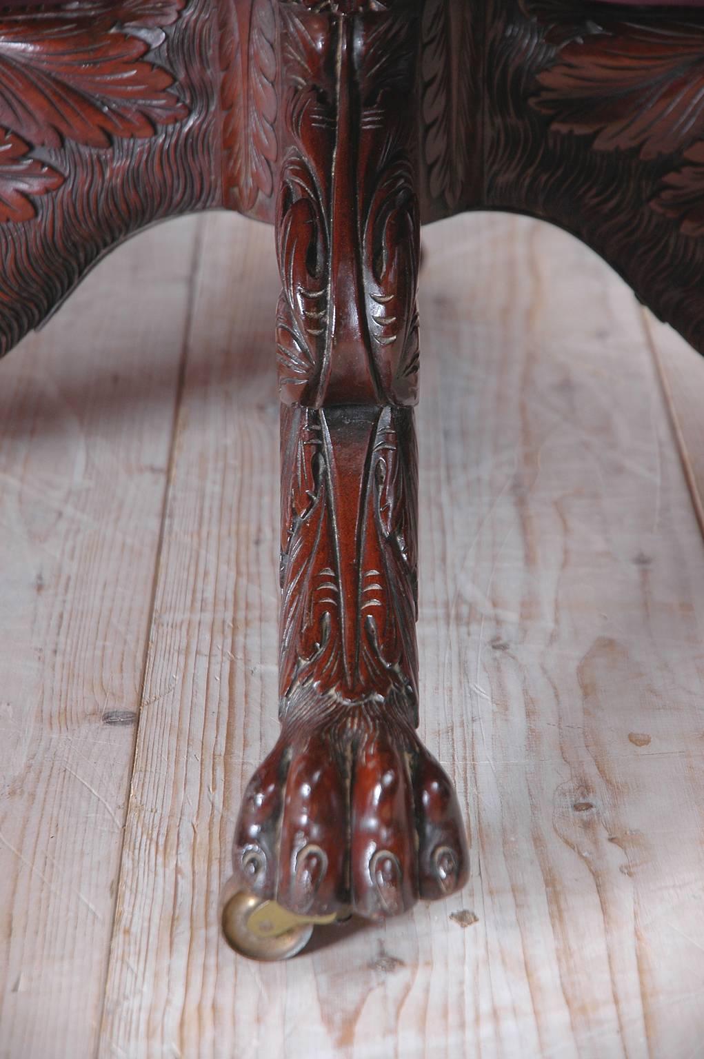 American Federal Breakfast Table in Mahogany with Drop-Leaves, circa 1815 For Sale 2