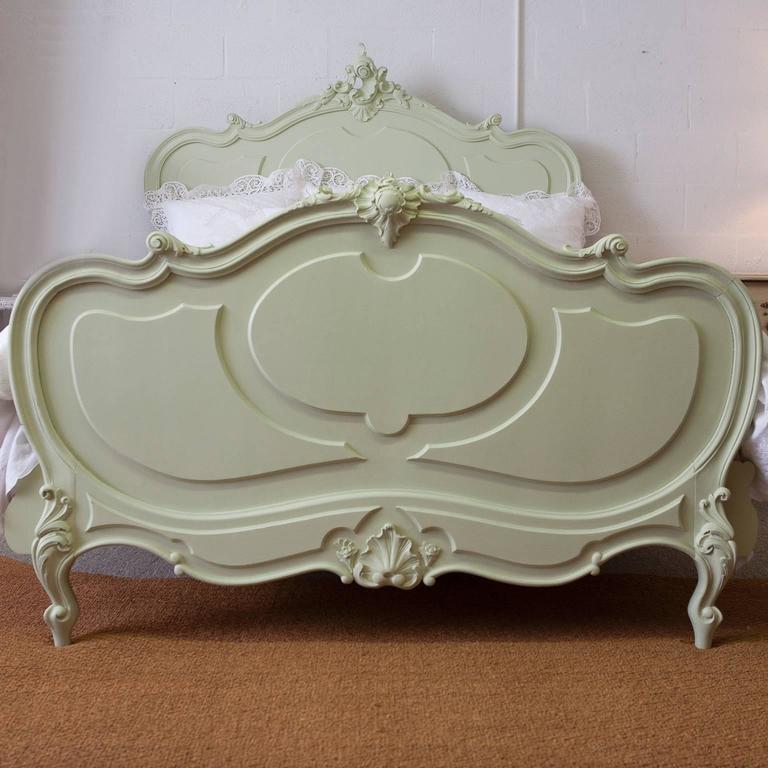 Antique French Louis Xv Style Queen Bed From The Belle Époque Period Belle Époque Antique French Louis Xv Style Queen Bed From The Period For