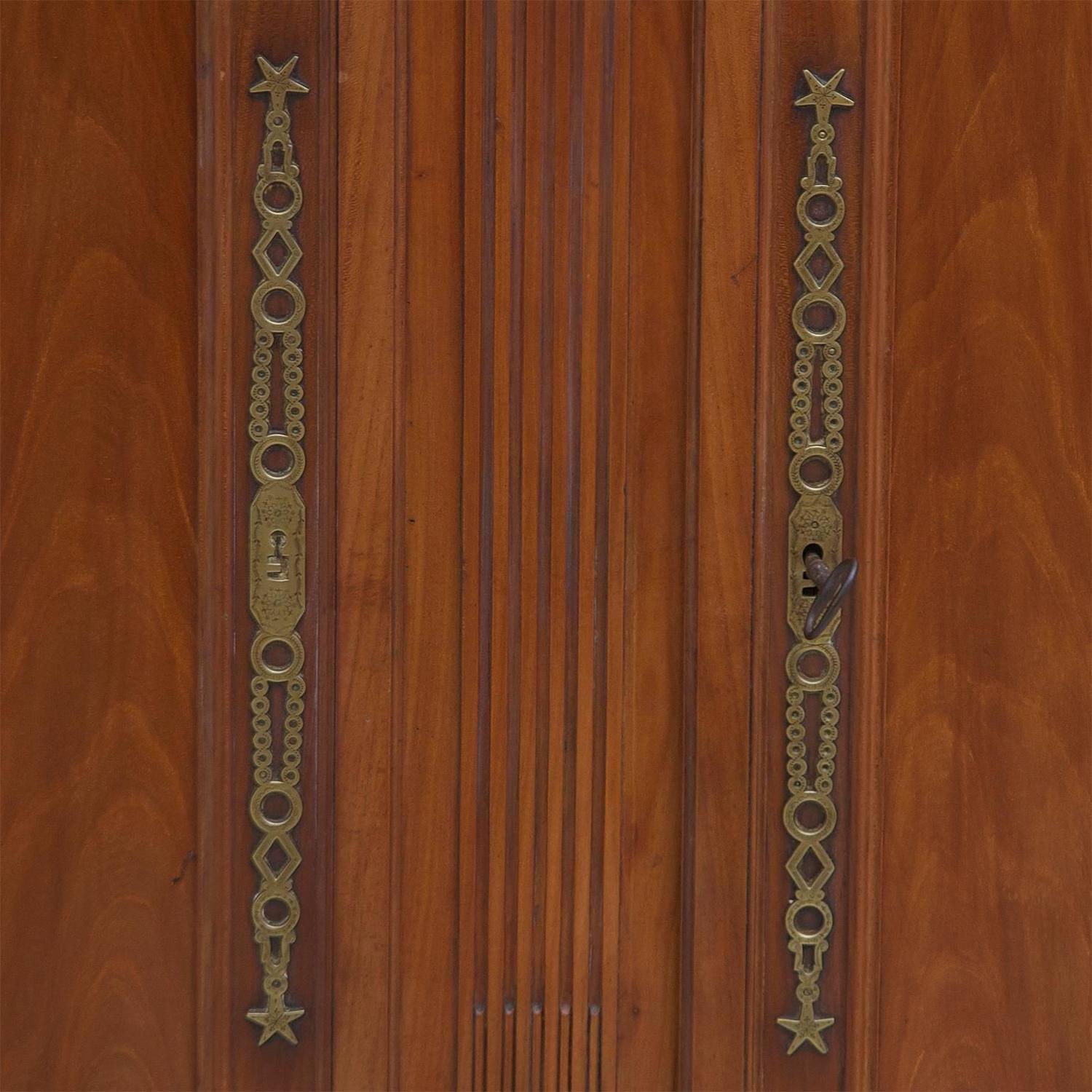 Antique Louis XVI Pays de la Loire Armoire in Cherry, circa 1800 For 