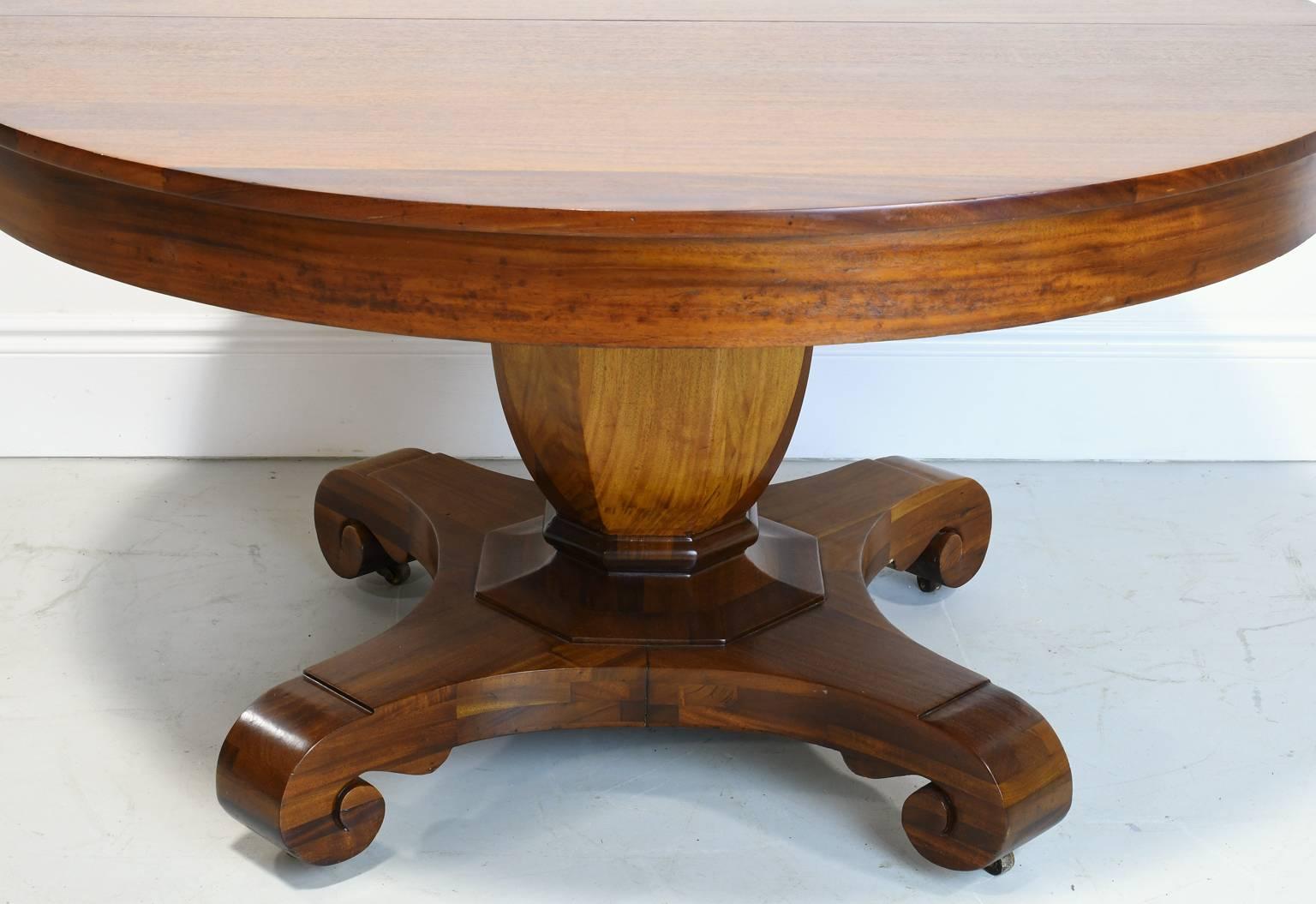 empire pedestal table