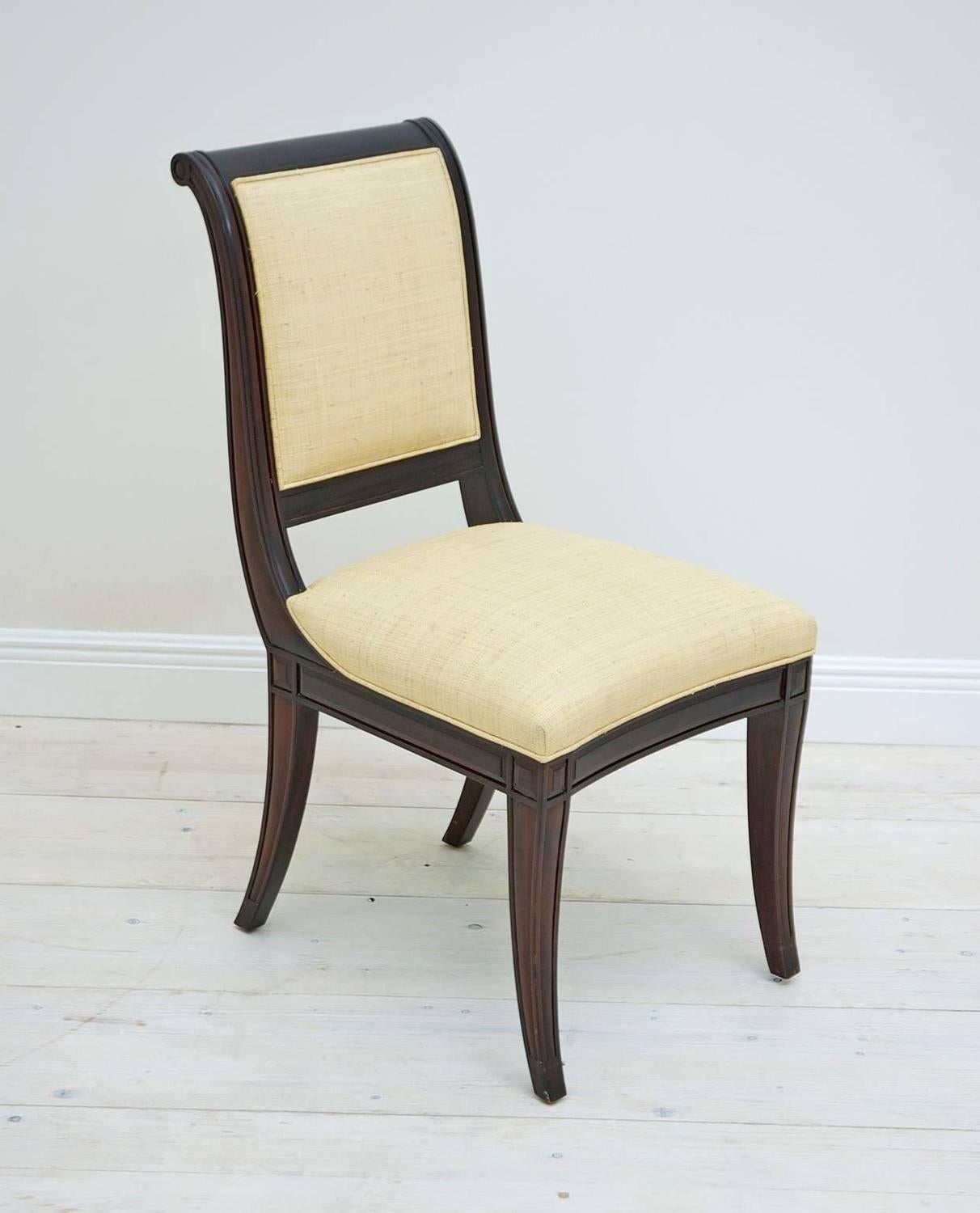 british colonial dining chairs
