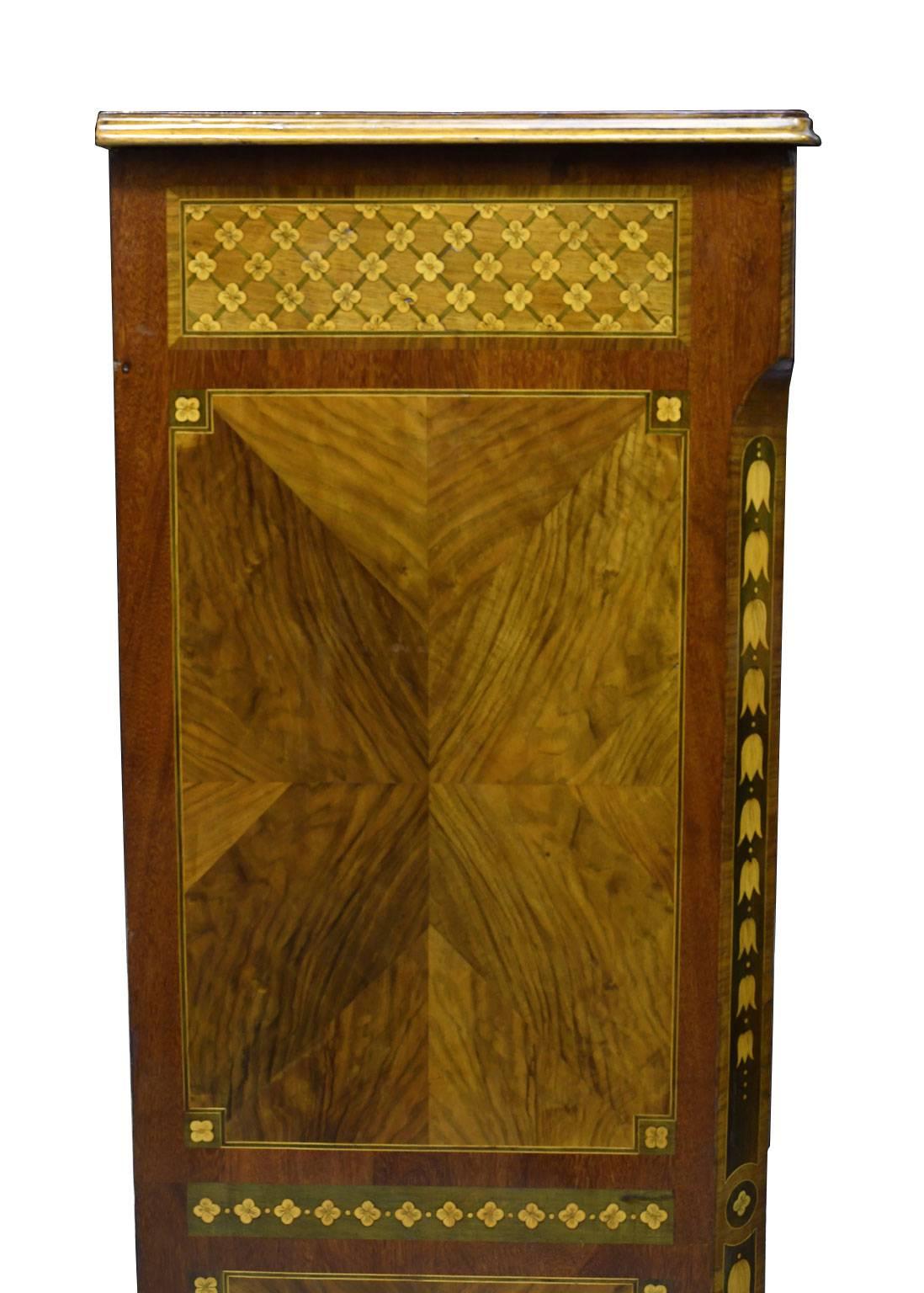 Spanish Charles IV Secretary with Contrasting Marquetry over Mahogany, c. 1800 3