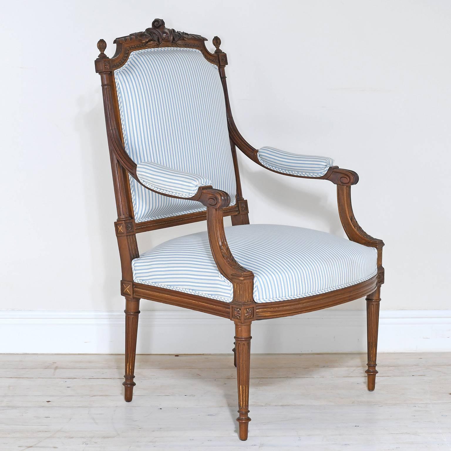 antique french louis xvi chairs