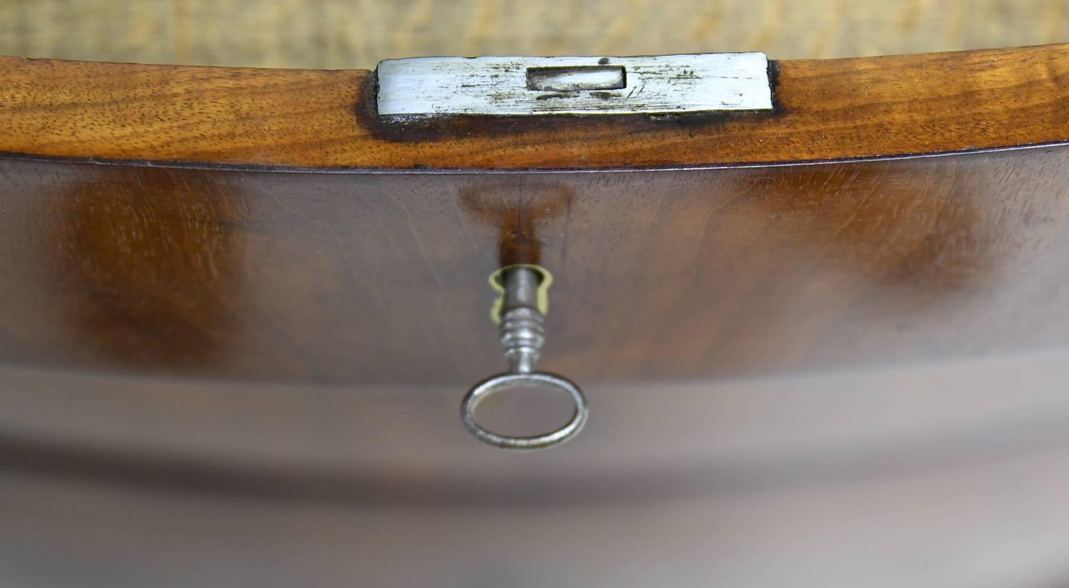 Small Antique Biedermeier Chest of Drawers in Mahogany, Denmark, circa 1830 1