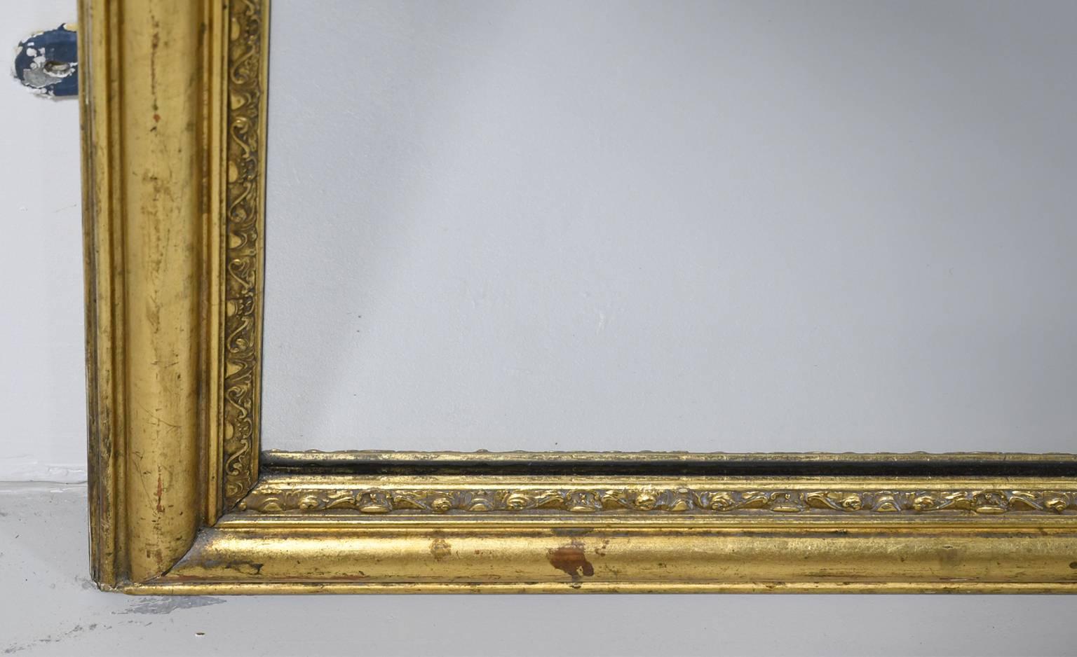 19th Century Pair of Colossal Scandinavian Empire-Style Giltwood Mirrors, circa 1880