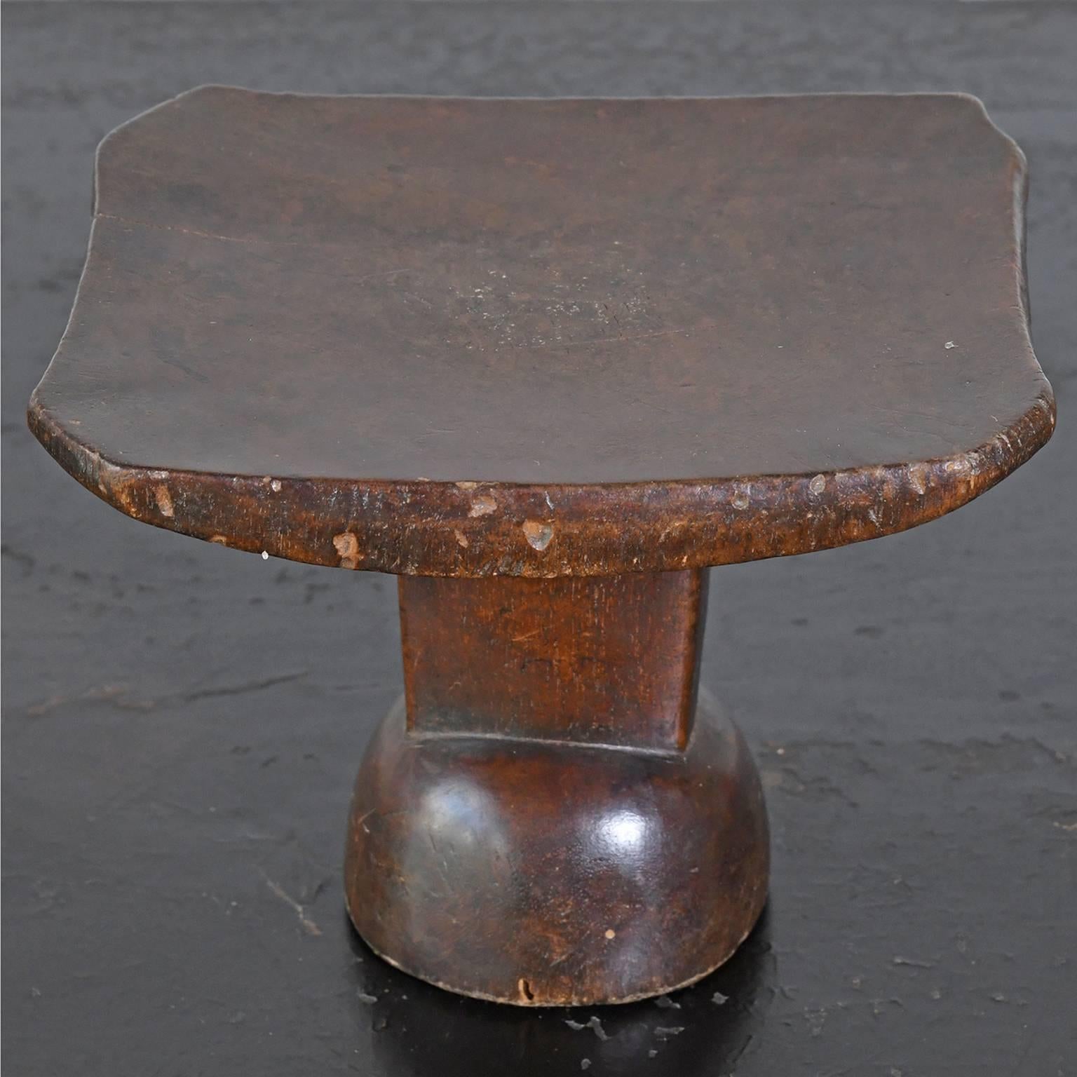 Traditional African Tribal Art Headrest, Hamar People, Ethiopia (Primitiv)