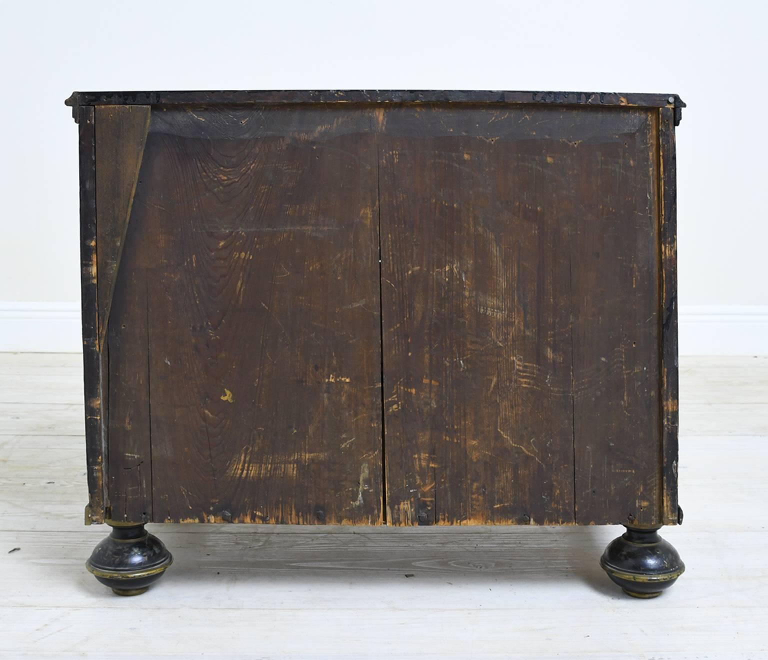 18th Century British Colonial Chinoiserie Chest of Drawers 3