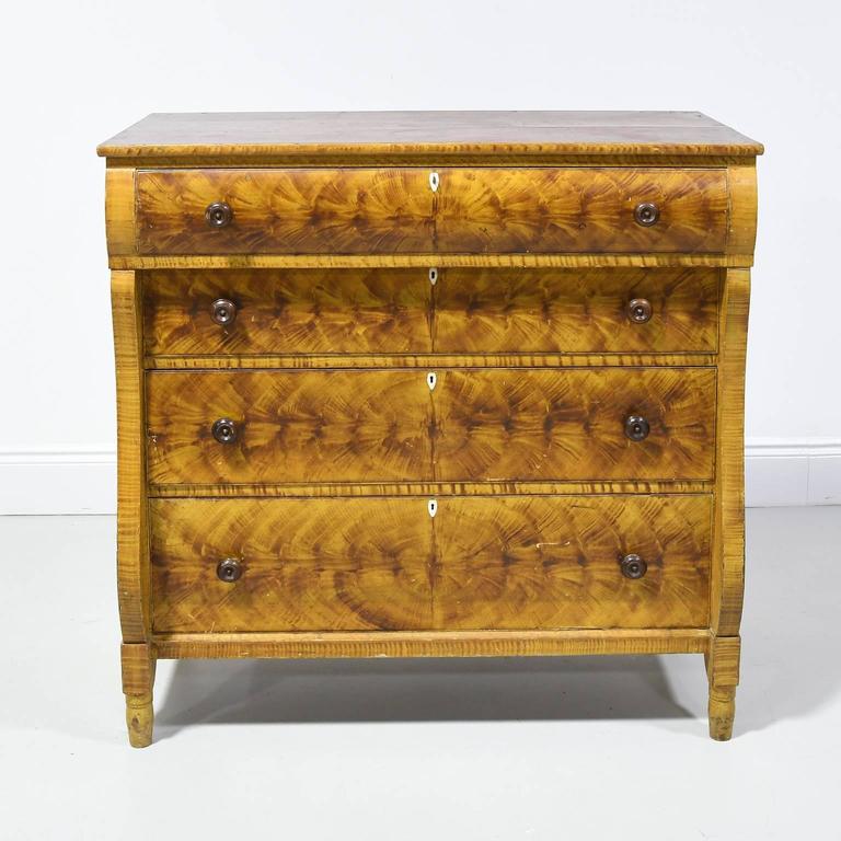 Lancaster County American Empire FauxGrained Chest of Drawers, circa