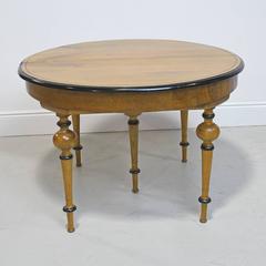 Runder Biedermeier-Esstisch, Deutschland, um 1830