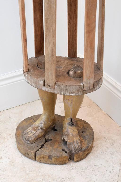 18th Century Spanish Colonial Carved Wood Statue of a Saint For Sale at ...