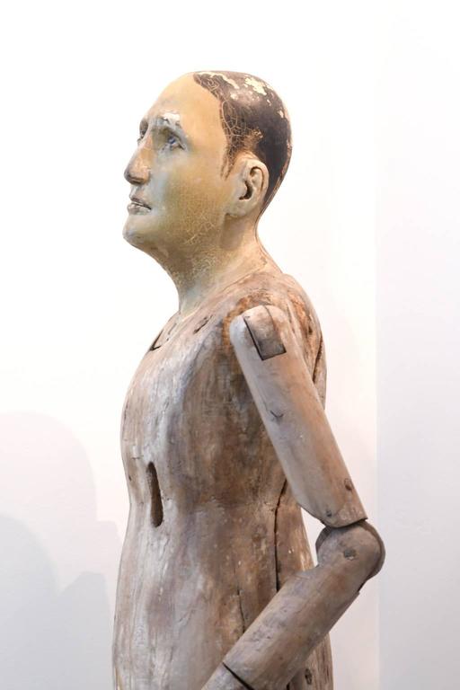 18th Century Spanish Colonial Carved Wood Statue of a Saint For Sale at ...
