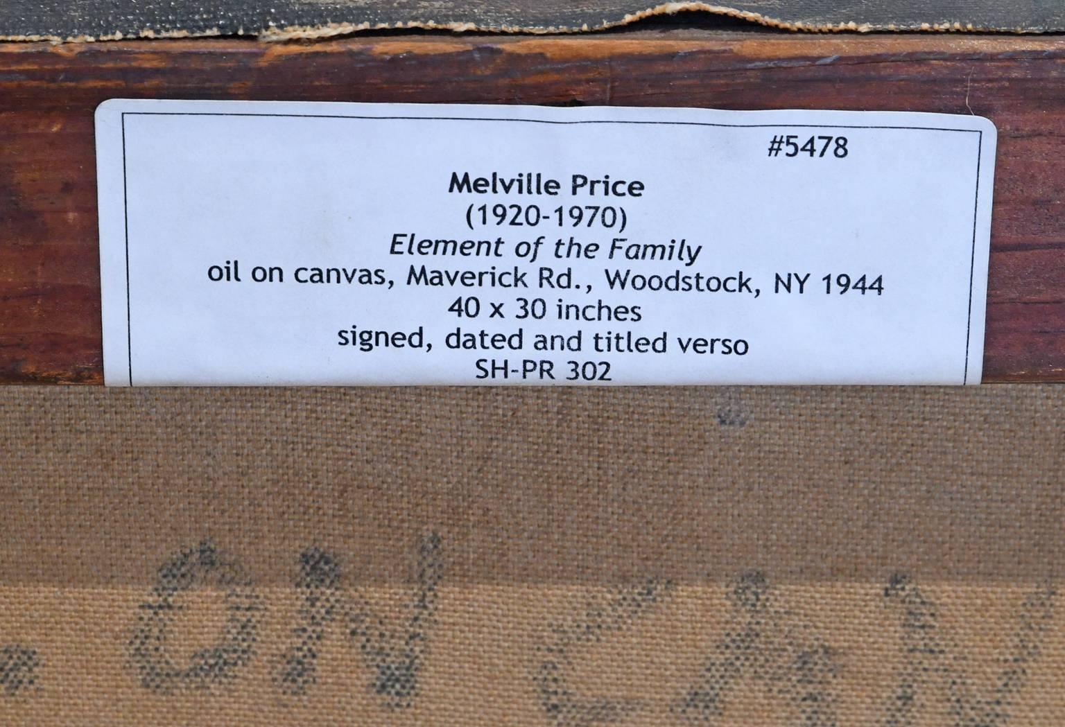 Mid-20th Century American Painter Melville Price, 