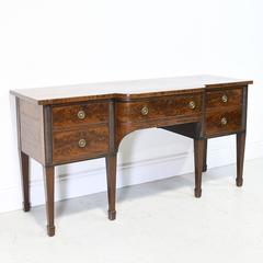 English Manor House George III Huntboard in Figured Mahogany, circa 1780