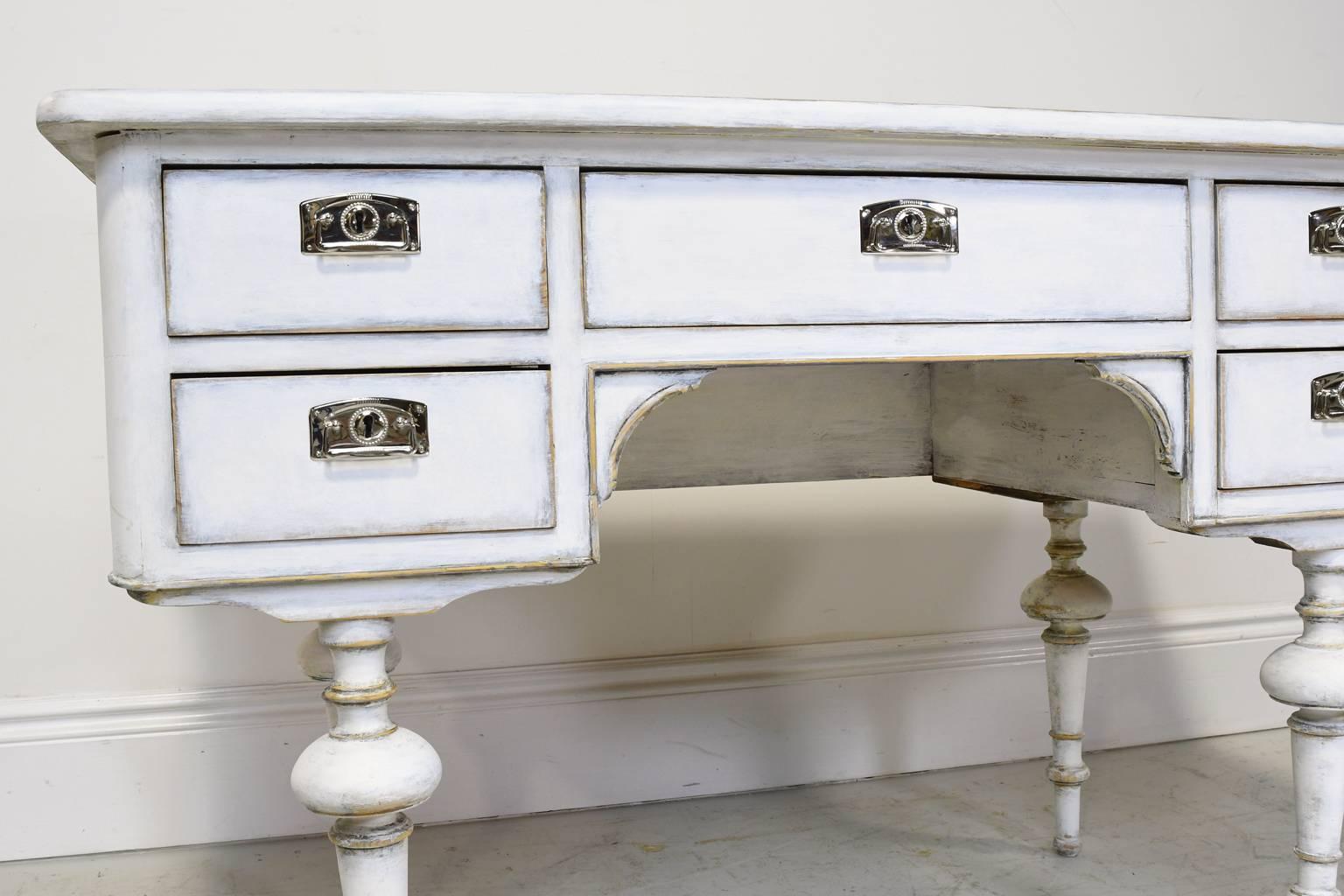 pine desk with drawers