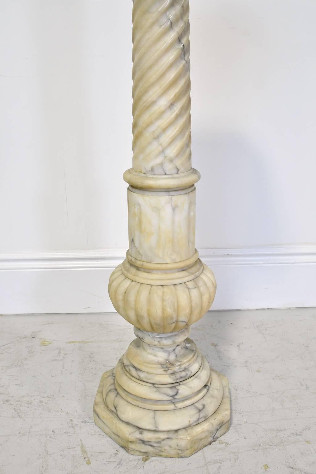 alabaster pedestal