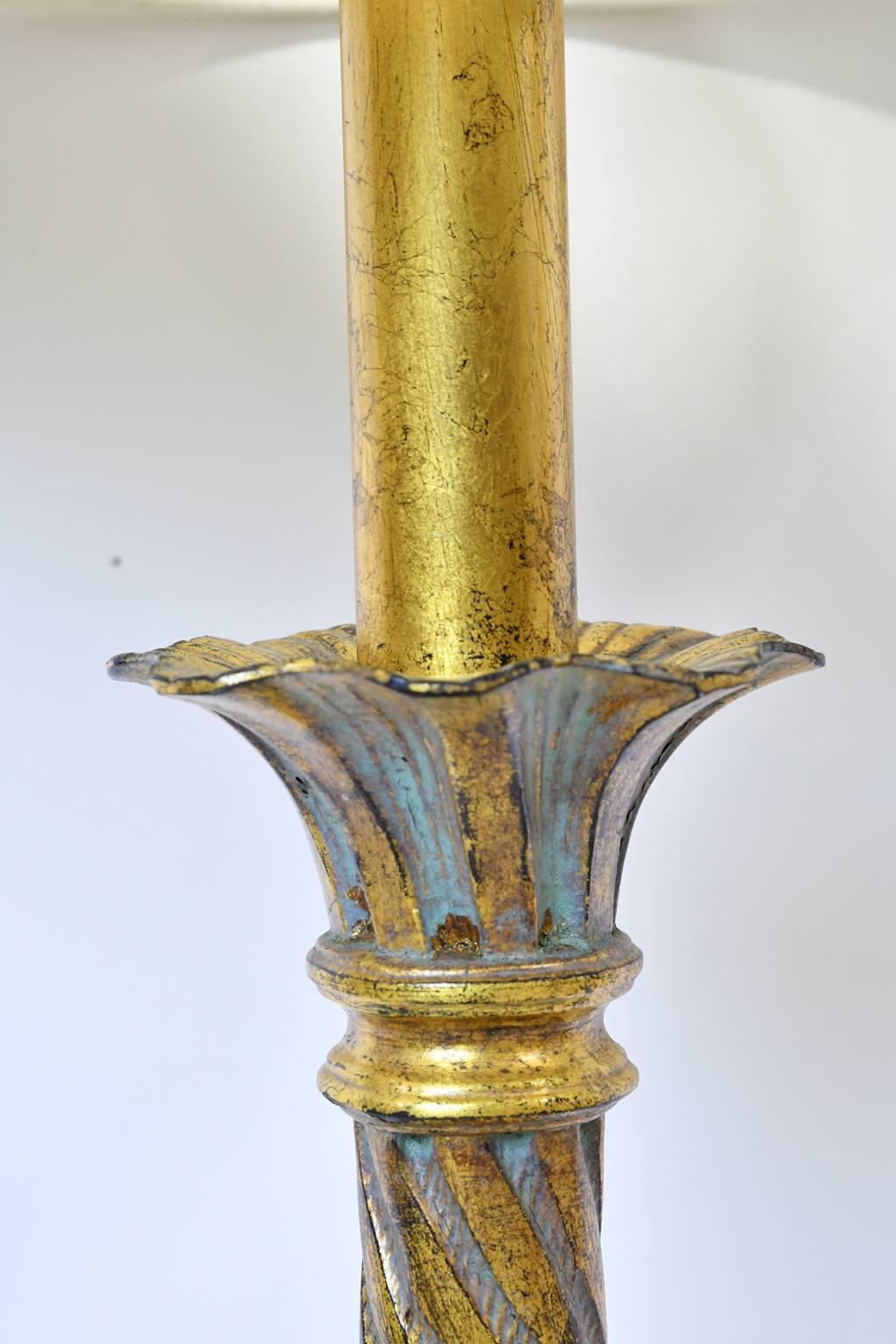 vintage gold lamp
