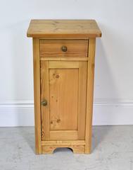 Nightstand or Pot Cupboard in Pine, Northern Europe, circa 1920