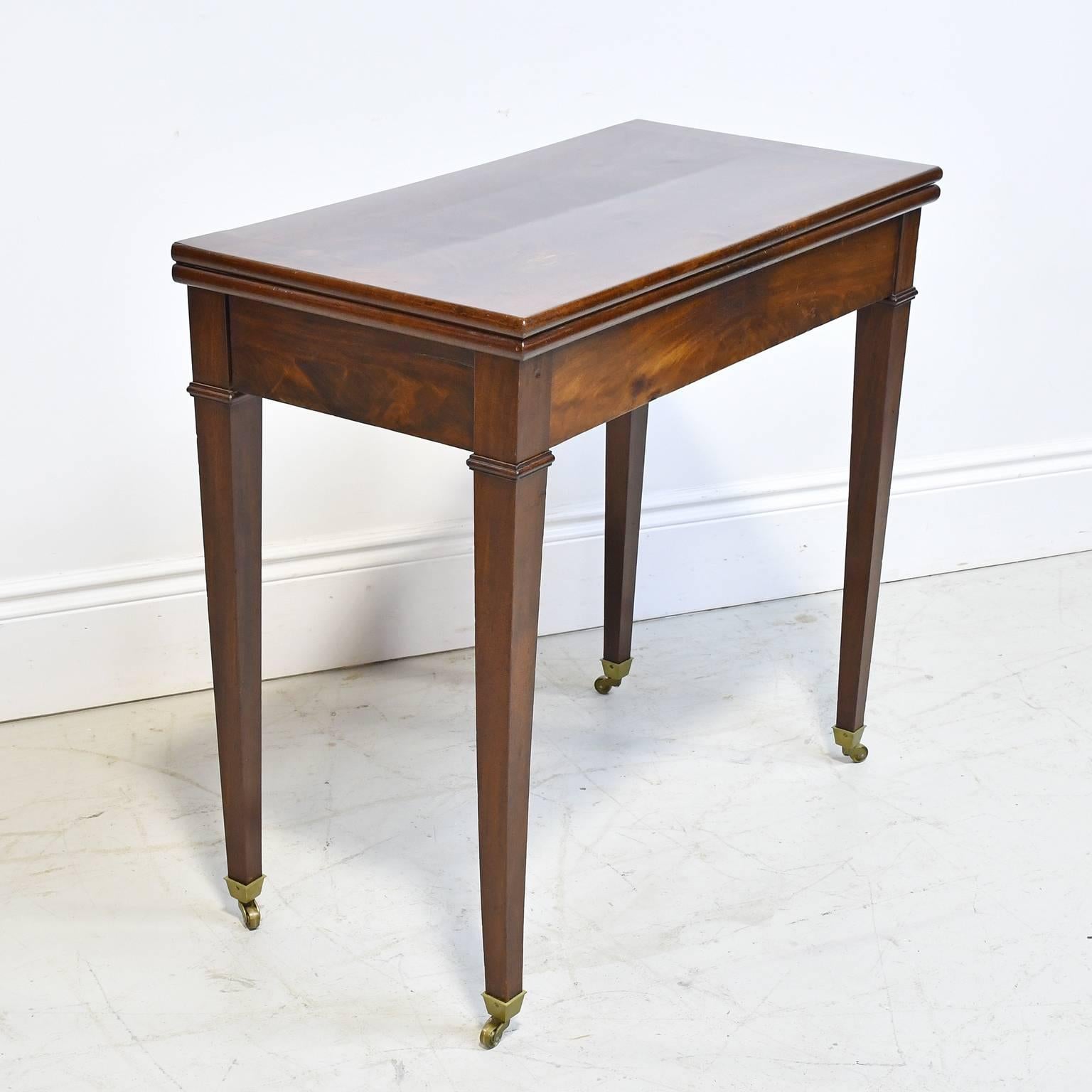 18th Century French Directoire Card Table in Mahogany 2