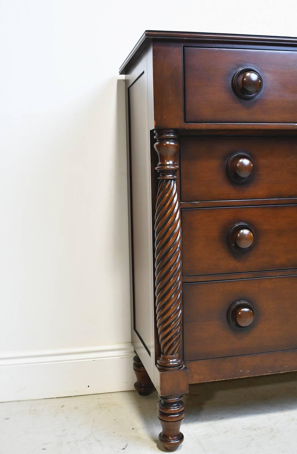 colonial style chest of drawers