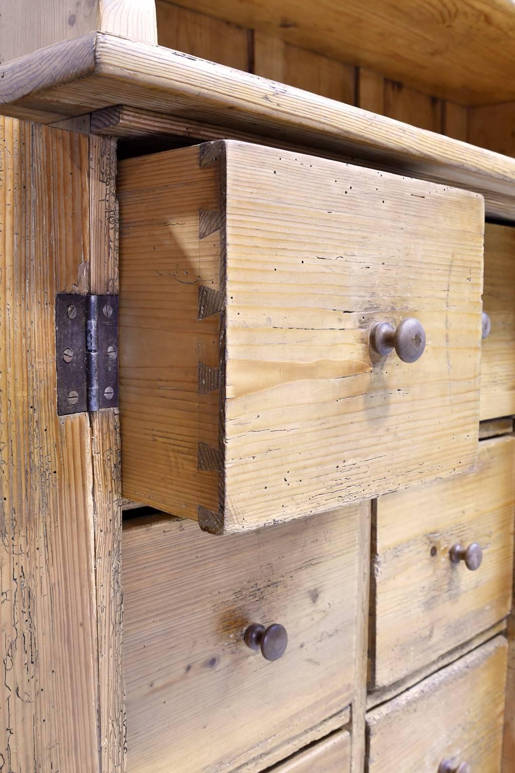 hutch with drawers