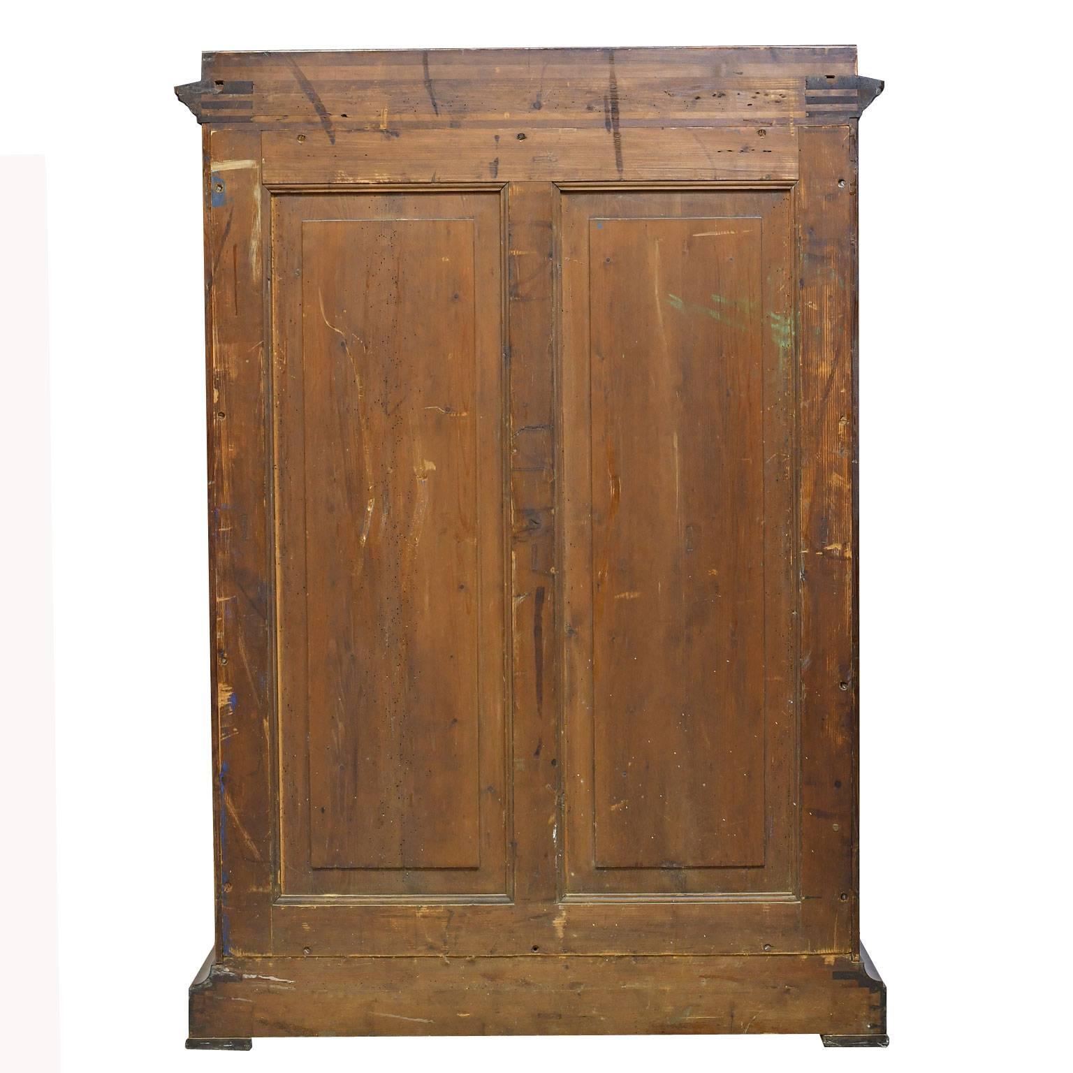 19th Century Antique Biedermeier Secretary in Cuban Mahogany, Copenhagen, circa 1820