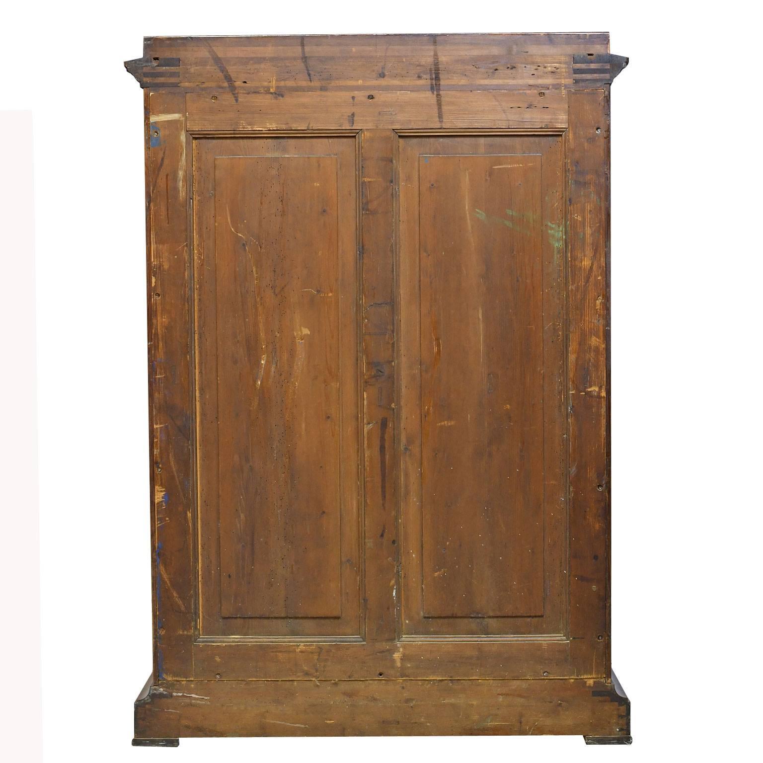 19th Century Antique Biedermeier Secretary in Cuban Mahogany, Copenhagen, circa 1820 For Sale