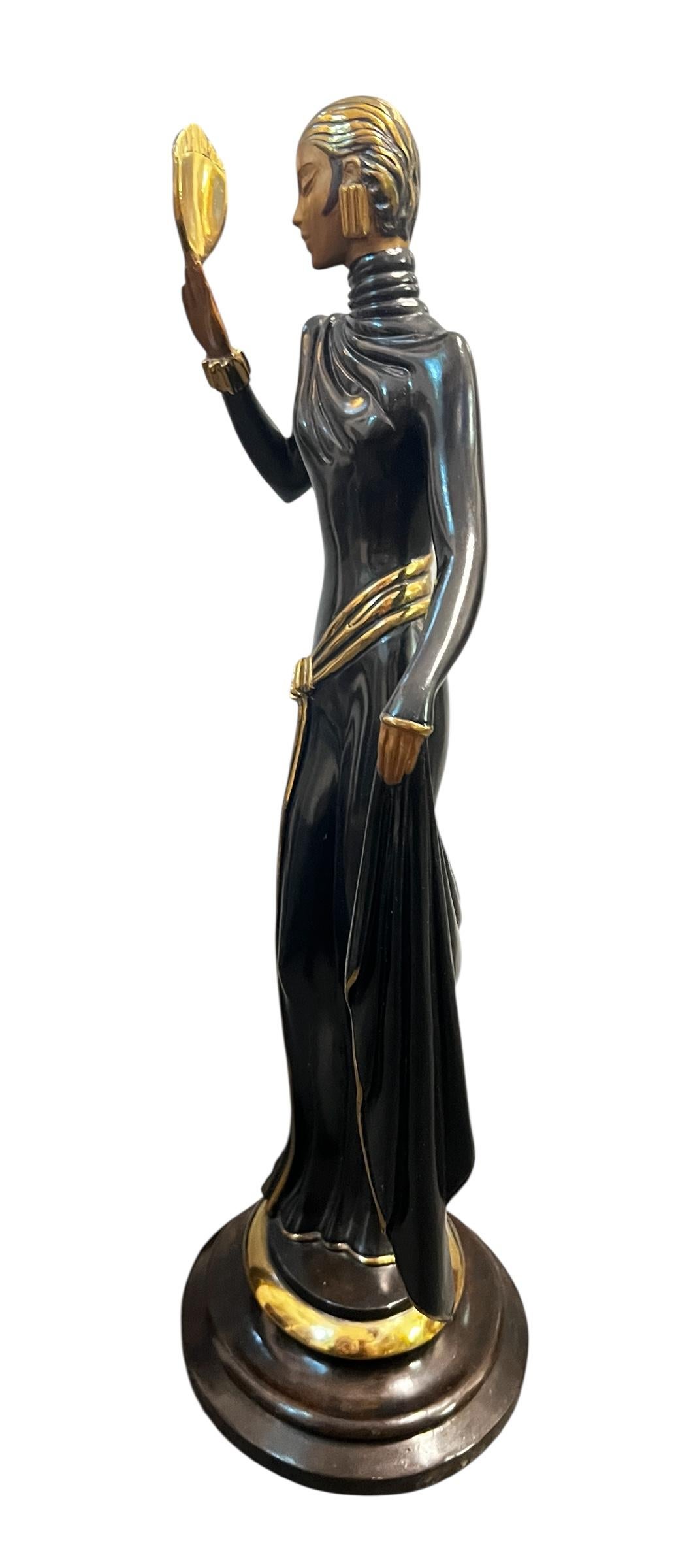 Erte - Romain de Tirtoff, Scultura in bronzo 
