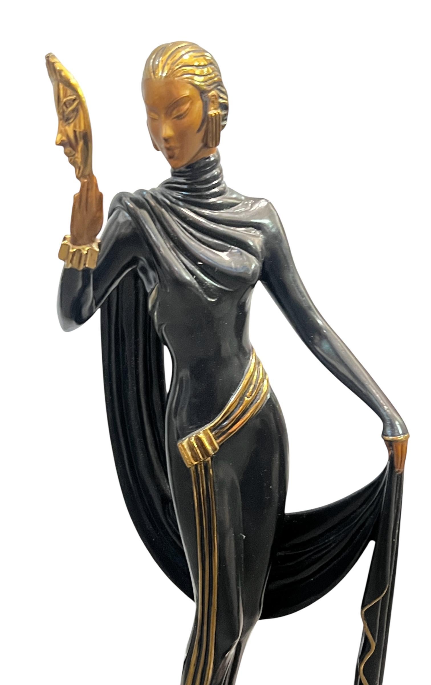 Erte - Romain de Tirtoff, Scultura in bronzo 