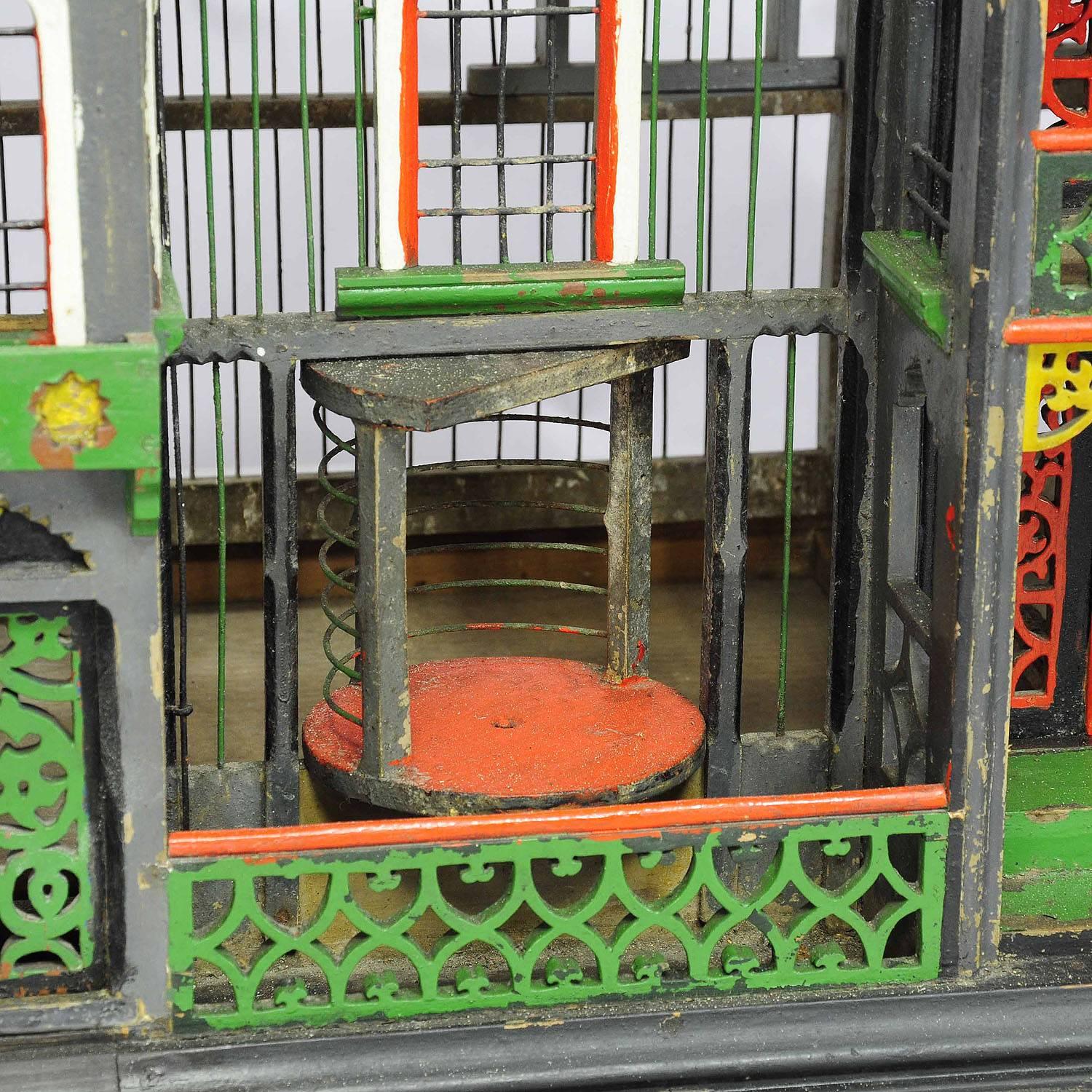 Victorian Great Large Antique Hamster or Bird Cage