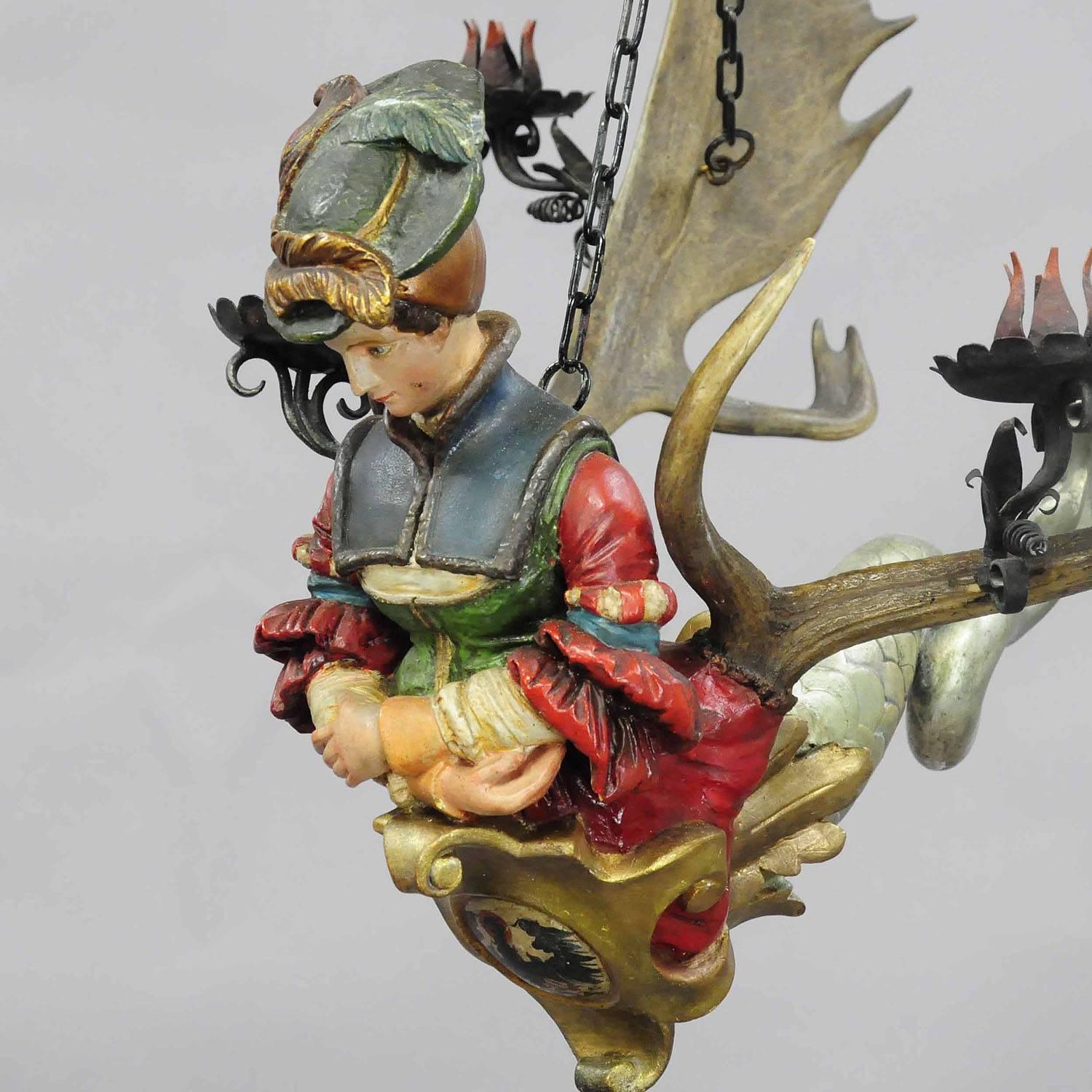 Victorian Lovely Antique Diana Lusterweibchen with Fishtail