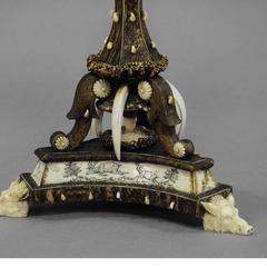 Worldclass Antler Candlestick by Rampendahl, Germany, circa 1860