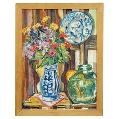 Impressionistic Still Live Oil Painting, Alexander Michael 1975